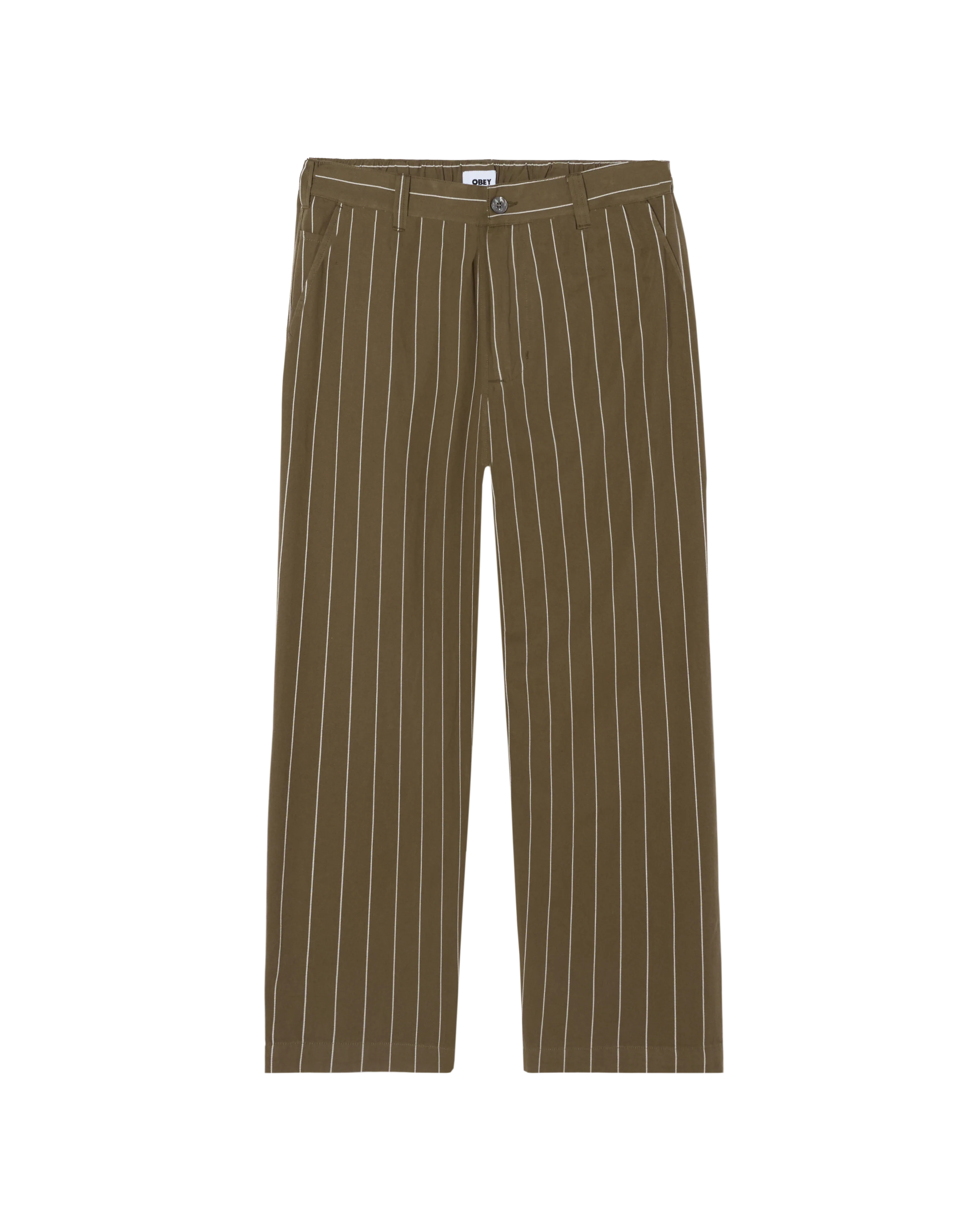 FOSTER PLEATED STRIPE PANT