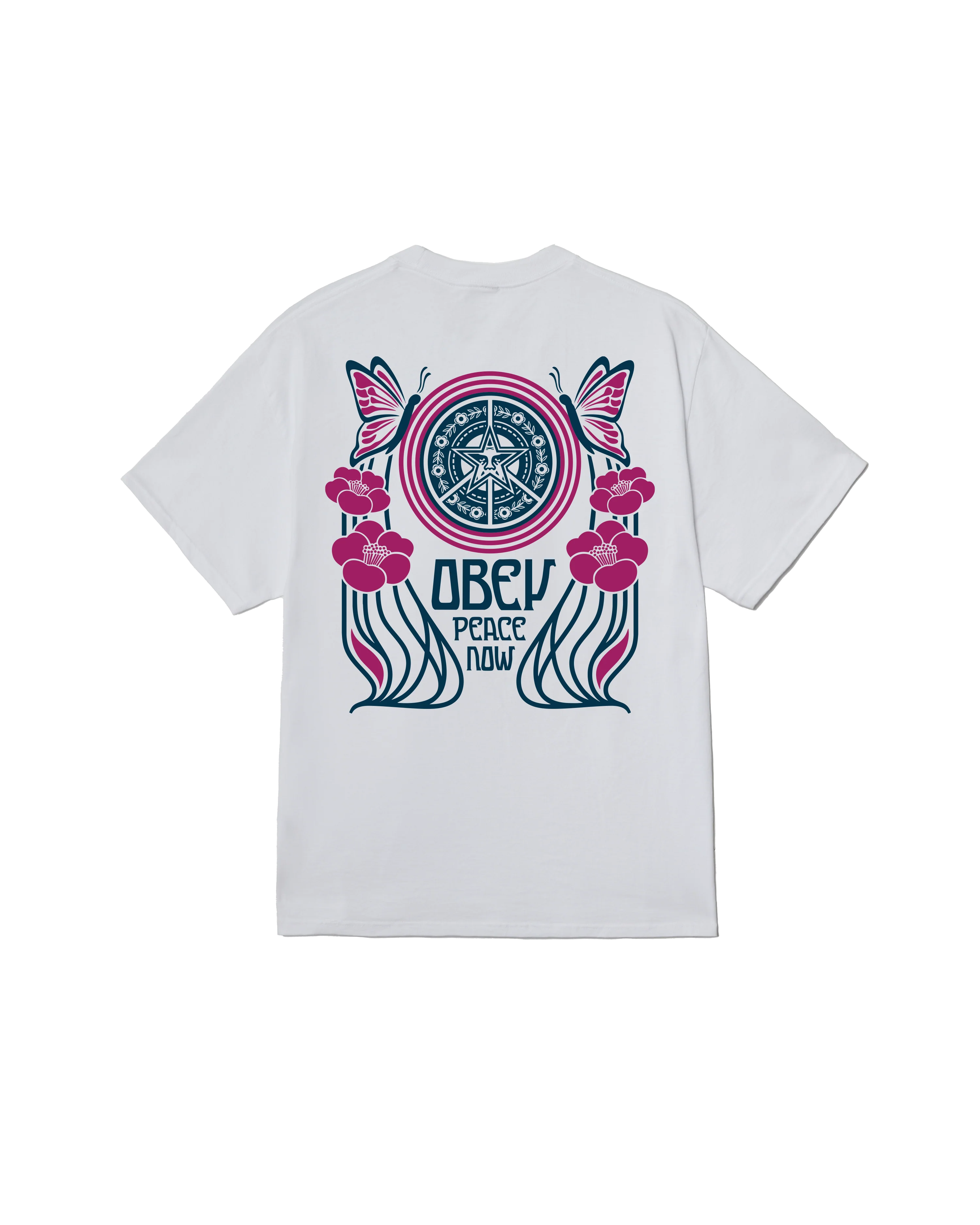 PEACE NOW BUTTERFLIES CLASSIC T-SHIRT
