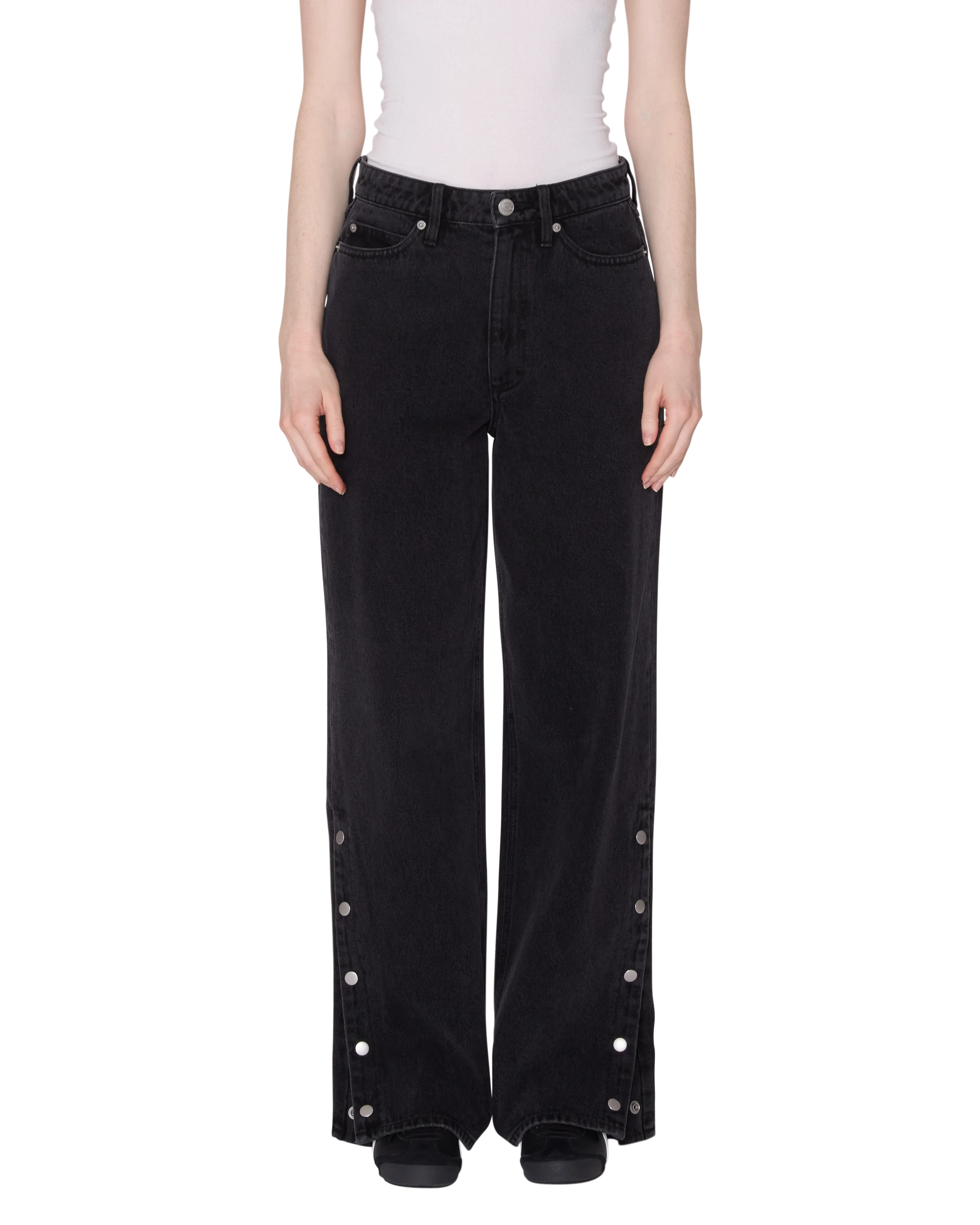 PENELOPE SIDE SNAP DENIM